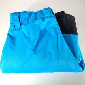 Pulse Snow Ski Pants XS  Blue Ski Snowboarding Cargo Insulated Snap